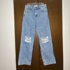 High Rise Wide Leg Jeans